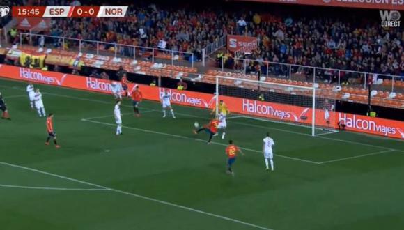 Rodrigo anotó el 1-0 del España vs. Noruega en el marco de la fecha 1 de las eliminatorias a la Euro 2020 (Video: YouTube)
