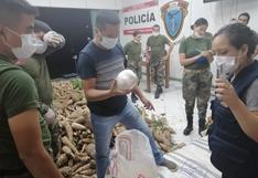 San Martín: policía incauta cargamento de droga que era transportado en camión