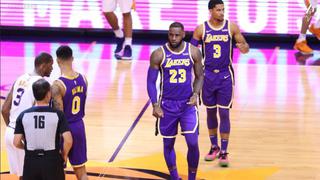 LeBron James consiguió su primera victoria con Los Angeles Lakers por 131-113 frente a los Suns | VIDEO