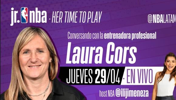 Jr. NBA presentará su primera sesión de “Her Time to Play”, dirigida a jugadoras y entrenadores en Latinoamérica