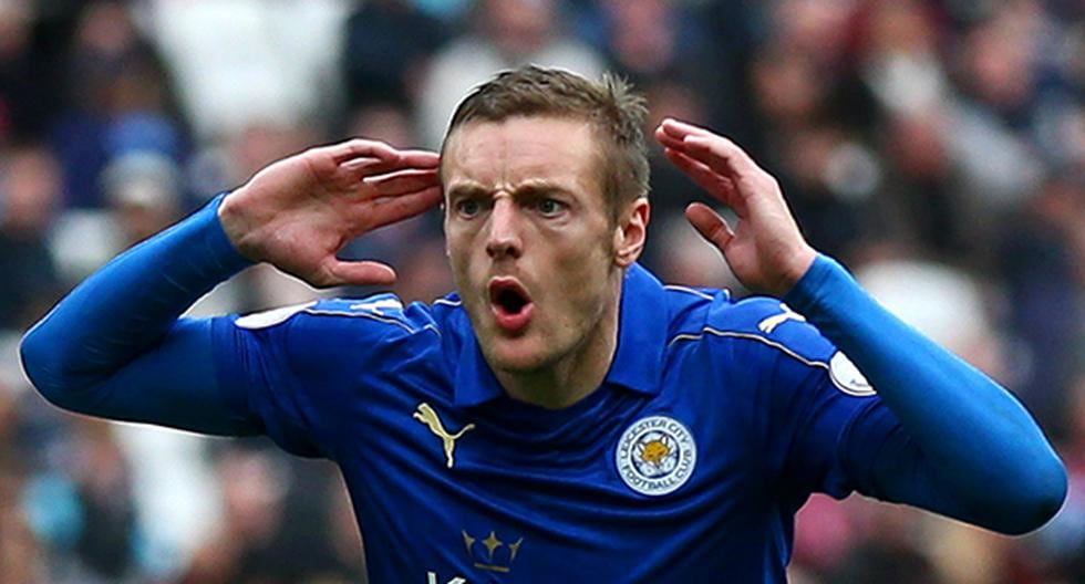 Jamie Vardy, delantero del Leicester City, hizo una confesión que pone en peligro a su propia familia y está relacionado con la salida de Claudio Ranieri. (Foto: Getty Images)