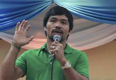 Manny Pacquiao quiere pelear en Catar contra Floyd Mayweather