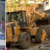 Independencia: derrumbe de muro sepulta tres vehículos