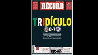 México 0-7 Chile: fuertes e impactantes portadas tras derrota
