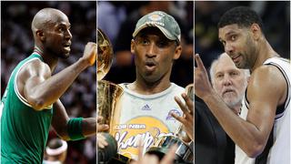 Kobe Bryant, Tim Duncan y Kevin Garnett: tres historias de los nuevos inducidos al Salón de la Fama de la NBA
