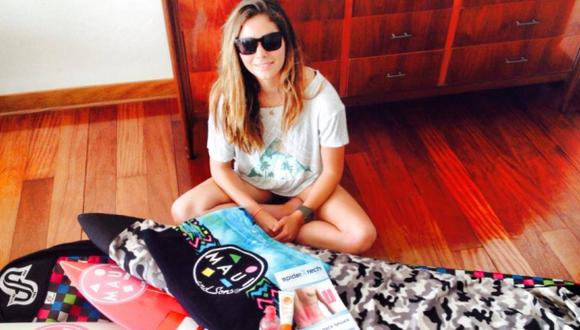 Vania Torres se alista para disputar Circuito Mundial de surf
