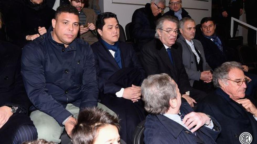 Inter de Milán con tribuna de lujo: Ronaldo, Mourinho y Zanetti - 1