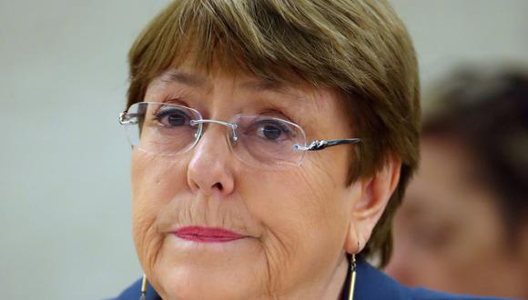 La Alta Comisionada de las Naciones Unidas para los Derechos Humanos, Michelle Bachelet, asiste a una sesión del Consejo de Derechos Humanos en las Naciones Unidas en Ginebra, Suiza, el 27 de febrero de 2020. (REUTERS/Denis Balibouse).