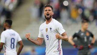 Lo sufre Benzema: Giroud se lució con doblete y liquidó el 3-0 de Francia ante Bulgaria | VIDEOS