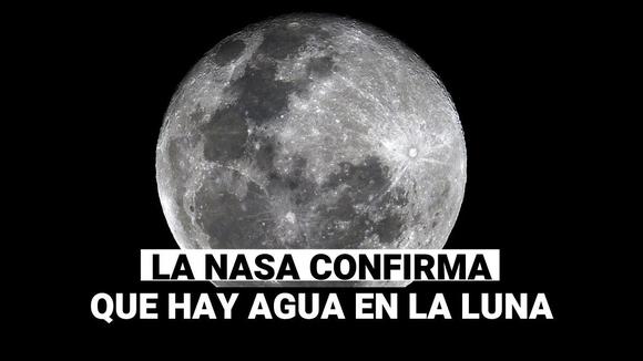 La NASA confirma la presencia de agua en la Luna, según dos estudios