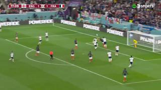 Gol de Giroud, con desvío en Maguire: así fue el 2-1 de Francia vs. Inglaterra | VIDEO