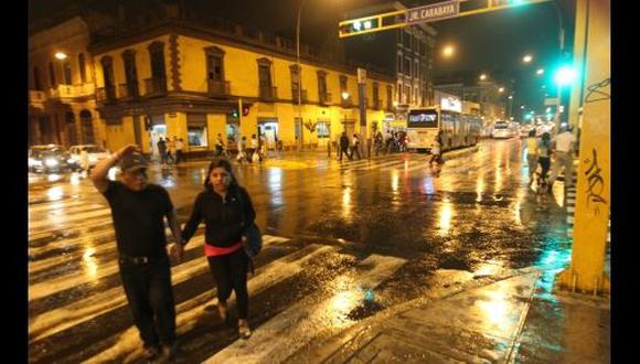 Senamhi anuncia lluvias moderadas en Lima