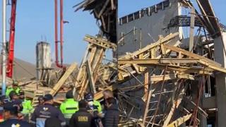 Ventanilla: al menos seis heridos deja el derrumbe de una estructura en construcción | VIDEO 