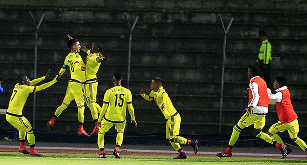 Colombia venció a Brasil 1-0 y se puso cerca de la clasificación al hexagonal del Sudamericano Sub 20. (Foto: EFE)
