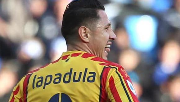 Gianluca Lapadula le dio el triunfo a Benevento sobre Bologna. (Foto: Lecce)