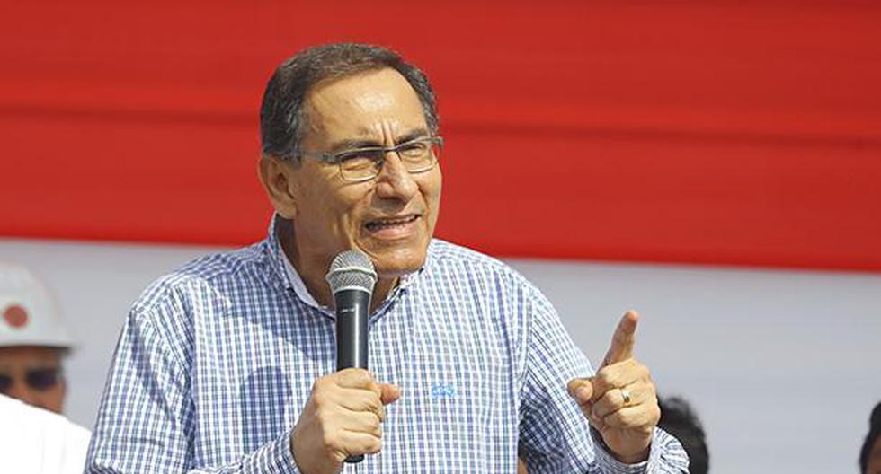 Martín Vizcarra viajó a Piura para supervisar el estado de la reconstrucción. (Presidencia Perú)
