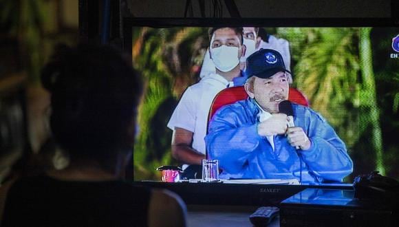 Ortega sugirió que a los líderes opositores encarcelados “se los deberían de llevar para los Estados Unidos”, porque, a su juicio, “no son nicaragüenses”. (Foto: Jorge Torres / EFE)
