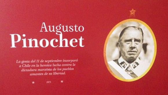Chile cancela exposición "Hijos de la Libertad" que incluía a Augusto Pinochet.