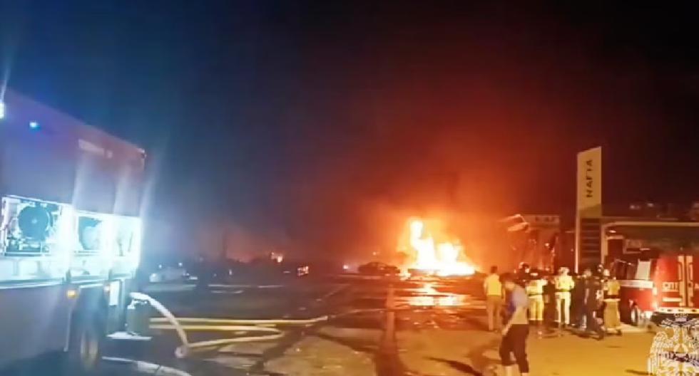 At least 35 dead in a huge fire at a gas station in Russia’s Dagestan