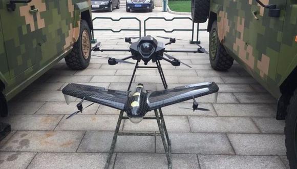 El ejército chino cuenta con drones 'suicidas'. (Foto: Weibo)