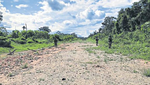 Según la policía, los traficantes de droga tienen la logística y capacidad económica para tender pistas como esta en la selva. La provincia de Atalaya, en Ucayali, está en la mira. (Foto: Mininter)