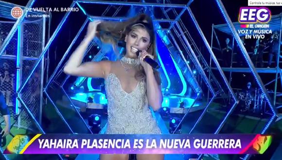 Yahaira Plasencia regresó a "Esto es guerra" como competidora. (Foto: Captura América TV)