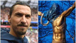 Volvieron a vandalizaron la estatua de Zlatan Ibrahimovic: le cortaron la nariz y le seccionaron un pie
