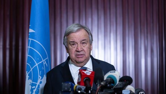 El secretario general de la ONU, Antonio Guterres. (Foto de Tchandrou NITANGA / AFP)