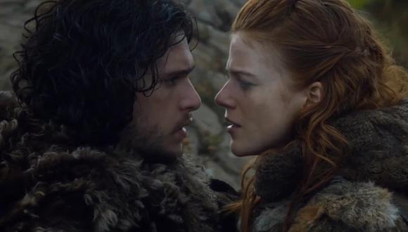 Rose Leslie y Kit Harington en "Game of Thrones". (Foto: HBO).