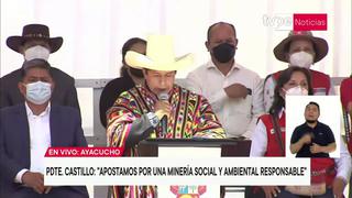 Primeros 100 días de Pedro Castillo: presidente presentó en Ayacucho balance de su gestión [VIDEO]