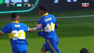 Emotivo: Langoni anotó el 2-1 de Boca a Gimnasia y sueña con el título de la Liga Profesional | VIDEO