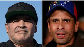 Maradona a Capriles: "La diferencia entre vos y yo es que yo no me vendí" [VIDEO]