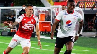 Marcador del partido Santa Fe - América de Cali por la Liga BetPlay 2021