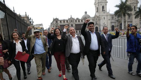 Bancada del Frente Amplio evalúa acusar constitucionalmente a miembros de la Mesa Directiva. (Foto: Anthony Niño de Guzmán / GEC)