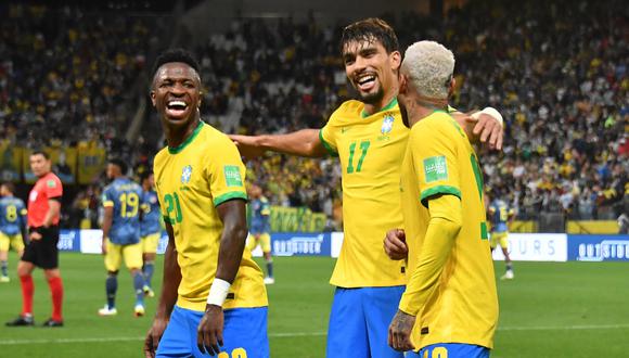 Colombia perdió 1-0 ante Brasil, por la fecha 13 de las Eliminatorias. (Foto: AFP).
