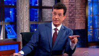 Stephen Colbert debutó en reemplazo de David Letterman