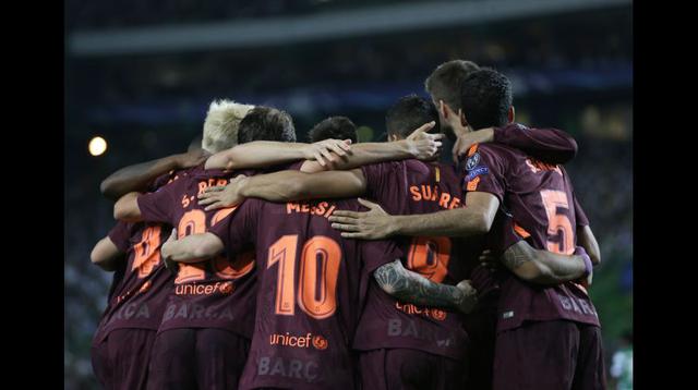 Barcelona vs. Sporting de Lisboa. (Foto: Agencias)