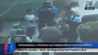 Pueblo Libre: tres detenidos por intentar robar muletas a mujer