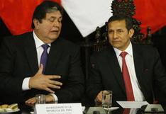 Alan García dice que mensaje de Ollanta Humala fue ''una hora de palabras al viento''