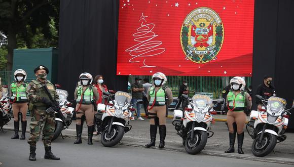Policía Nacional lanzó plan de seguridad para Navidad y Año Nuevo. (Foto: Britanie Arroyo / @photo.gec)