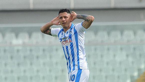 Gianluca Lapadula entró en la órbita de la selección peruana por sus goles en el Pescara de la Segunda División de Italia.
