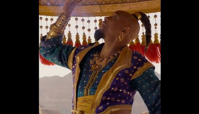 “Aladdin” revela nuevo adelanto donde el ‘Genio’ de Will Smith hace gala de todo su poder. (Foto: Captura de video)
