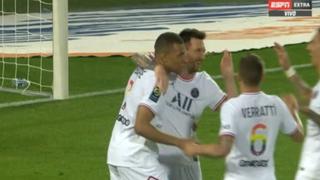 Lionel Messi anotó el 2-0 de PSG sobre Montpellier tras pase de Mbappé | VIDEO