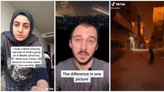 Videos impactantes y desinformación: Cómo el conflicto israelí-palestino se trasladó a TikTok