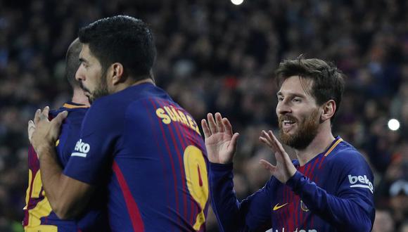 Barcelona dejó en el camino a Espanyol con anotaciones de Lionel Messi y Luis Suárez. El brasileño Philippe Coutinho debutó en los blaugranas. (Foto: Reuters)