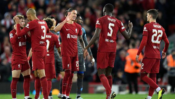 Liverpool ganó al Napoli pero clasificó como segundo a octavos de final. (Foto: AFP)