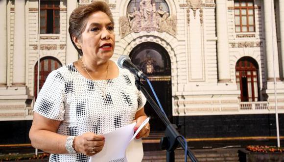 Luz Salgado descart&oacute; que el proyecto de ley presentado por sus colegas de Fuerza Popular pretenda recortar la libertad de expresi&oacute;n de los medios de comunicaci&oacute;n. (Foto: Congreso)