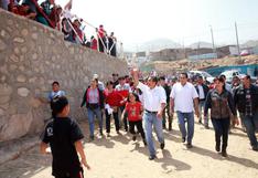Policía identifica a persona que lanzó arena al presidente Ollanta Humala