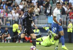 Cristiano Ronaldo marcó el primero del Real Madrid vs Málaga y saborea LaLiga Santander