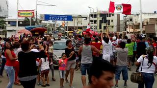Tumbes: así celebraron el triunfo peruano en la frontera con Ecuador [VIDEO]